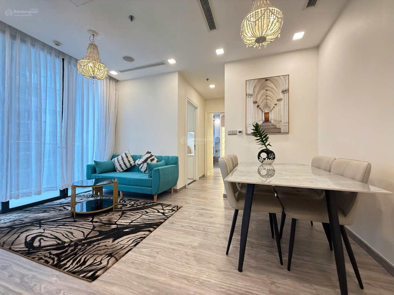 Căn 2PN 70 m² view sông – full nội thất – Vinhomes Ba Son